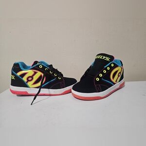Heelys Propel 2.0 Youth Size 5 Skate Shoes 770512 Black Blue & Pink